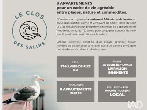 Vente appartement 3 pièces