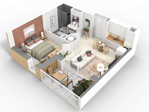 Vente appartement 2 pièces Vente appartement 2 pièces
