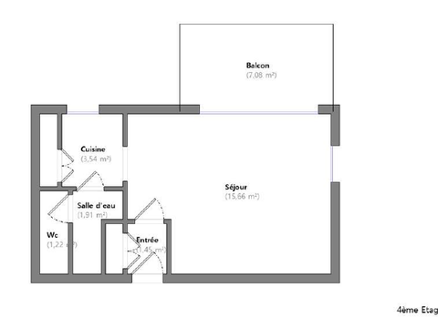 Vente Studio 1 pièce