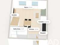 Vente appartement 2 pièces