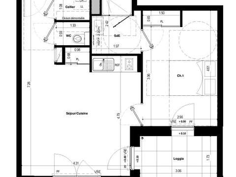 Vente appartement 2 pièces