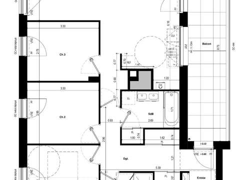 Vente appartement 4 pièces