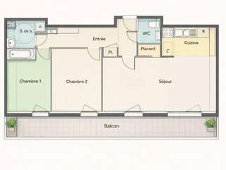 Vente appartement 3 pièces
