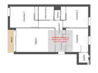 Vente appartement 3 pièces