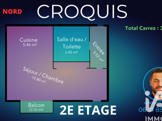 Vente appartement 1 pièce