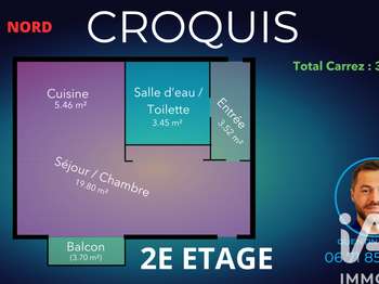 Vente appartement 1 pièce Vente appartement 1 pièce