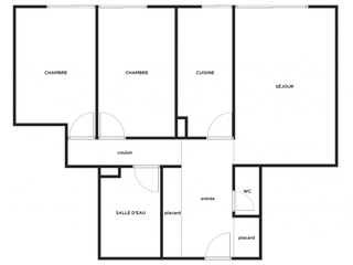 Vente appartement 3 pièces
