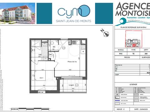 Vente appartement 2 pièces