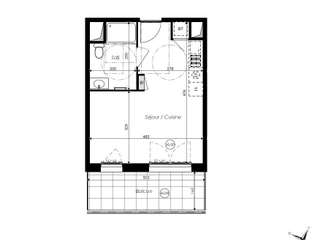Vente appartement 1 pièce