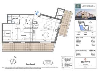Vente appartement 3 pièces