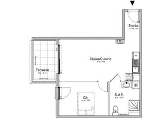 Vente appartement 2 pièces