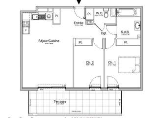 Vente appartement 3 pièces