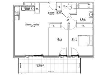 Vente appartement 3 pièces