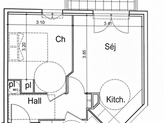 Vente appartement 2 pièces