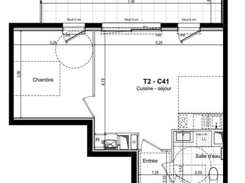 Vente appartement 2 pièces Saint-Malo 35