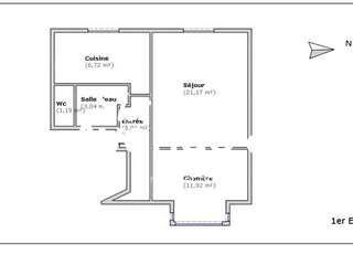 Vente appartement 2 pièces