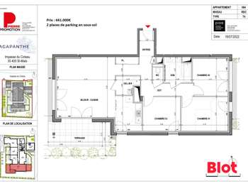 Vente appartement 4 pièces Vente appartement 4 pièces