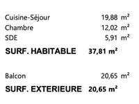 Vente appartement 2 pièces Vente appartement 2 pièces