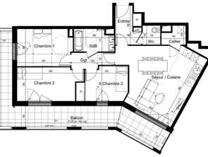 Vente Appartement 4 piècesSaint-Malo