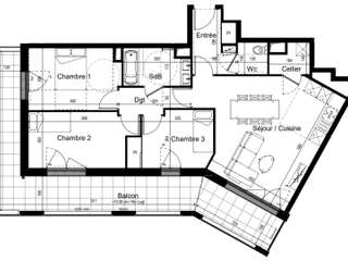 Vente appartement 4 pièces