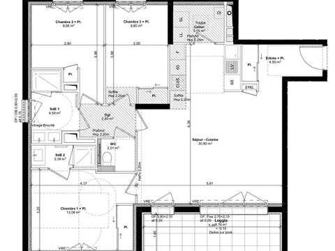 Vente appartement 4 pièces Vente appartement 4 pièces