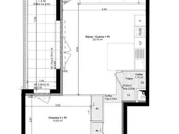 Vente appartement 3 pièces Vente appartement 3 pièces