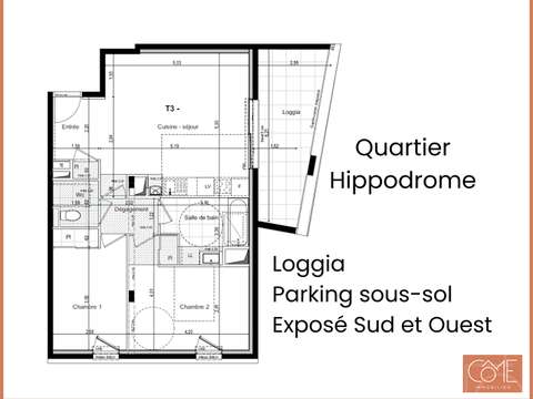 Vente appartement 3 pièces
