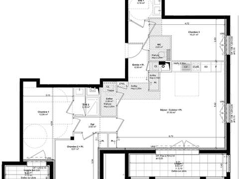 Vente appartement 4 pièces