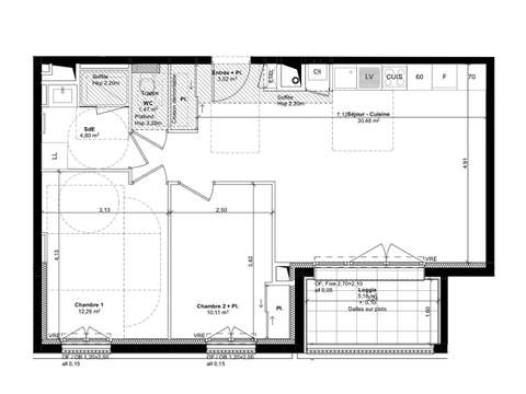 Vente appartement 3 pièces