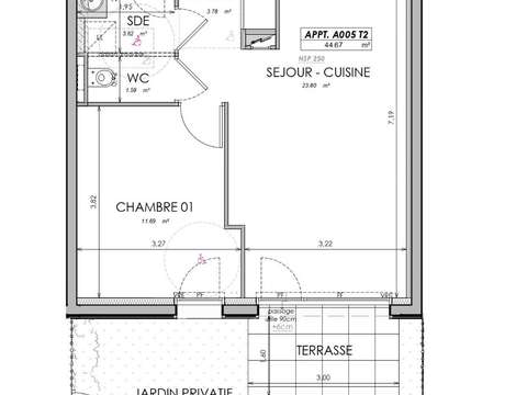 Vente appartement 2 pièces