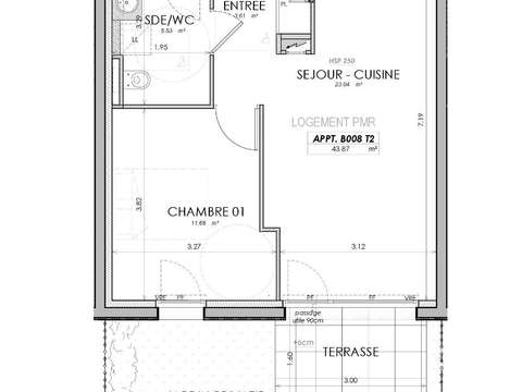 Vente appartement 2 pièces