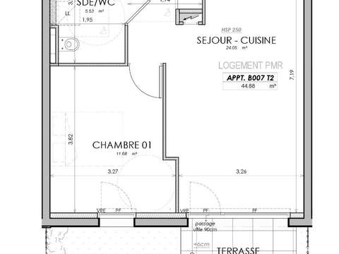 Vente appartement 2 pièces