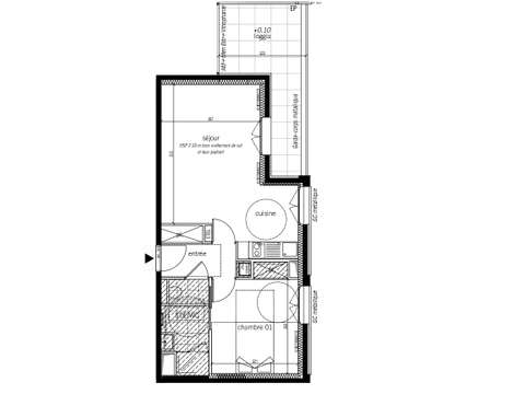 Vente appartement 2 pièces
