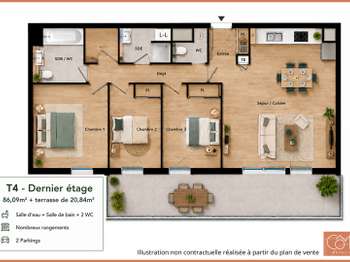 Vente Appartement 4 piècesSaint-Malo