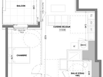 Vente appartement 2 pièces