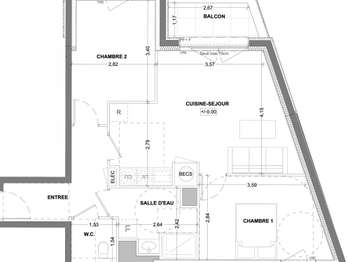 Vente appartement 3 pièces