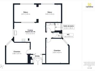 Vente appartement 3 pièces
