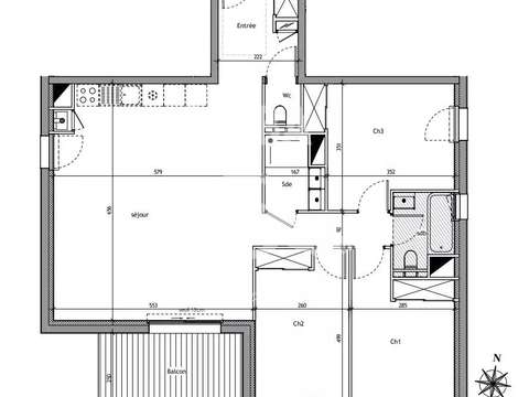 Vente appartement 4 pièces