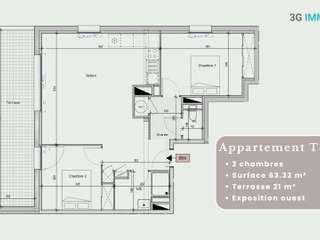 Vente appartement 3 pièces