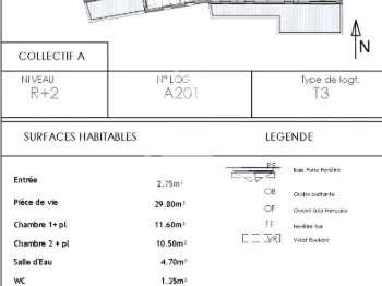 Vente appartement 3 pièces