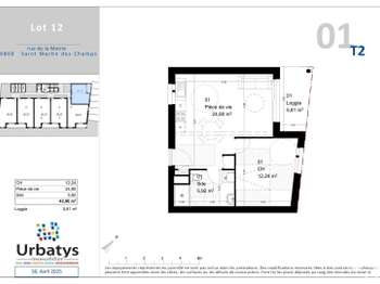 Vente appartement 2 pièces Saint-Martin-des-Champs 29