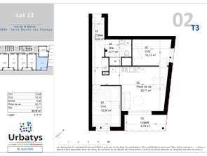 Vente Appartement 3 piècesSaint-Martin-des-Champs