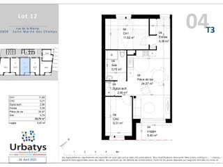 Vente appartement 3 pièces