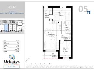 Vente appartement 3 pièces