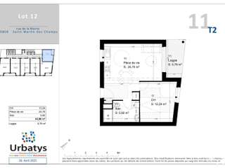 Vente appartement 2 pièces
