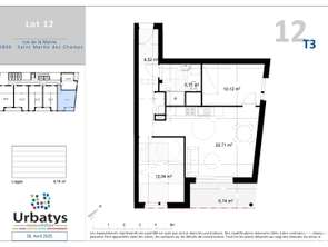 Vente Appartement 3 piècesSaint-Martin-des-Champs