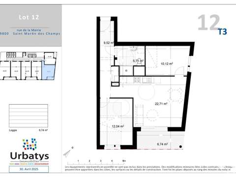 Vente appartement 3 pièces Saint-Martin-des-Champs 29