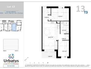 Vente Appartement 3 piècesSaint-Martin-des-Champs