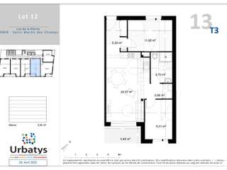 Vente appartement 3 pièces