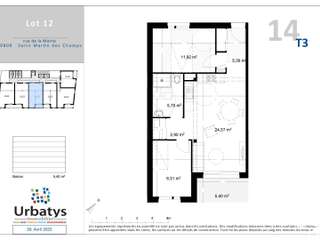 Vente appartement 3 pièces